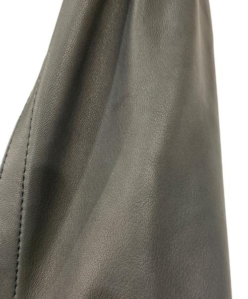 BURBERRY BLACK LABEL（バーバリーブラックレーベル）BURBERRY BLACK LABEL (バーバリーブラックレーベル) ラムレザージャケット ブラック サイズ:Lサイズの古着・服飾アイテム