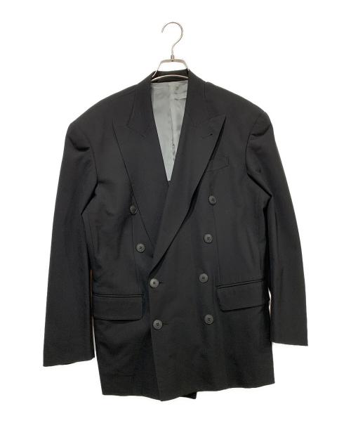 Jean Paul Gaultier homme（ジャンポールゴルチェオム）Jean Paul Gaultier homme (ジャンポールゴルチェオム) ダブルジャケット ブラック サイズ:SIZE 48の古着・服飾アイテム