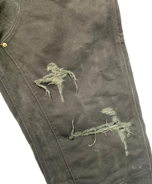 KAMIYA（カミヤ）KAMIYA (カミヤ) Boro Painter Pants ブラック サイズ:Sサイズの古着・服飾アイテム