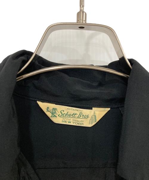 Schott（ショット）schott (ショット) PINEAPPLE JUICE (パインアップル ジュース) RAYON SHIRT BEACH ブラック サイズ:Mサイズの古着・服飾アイテム