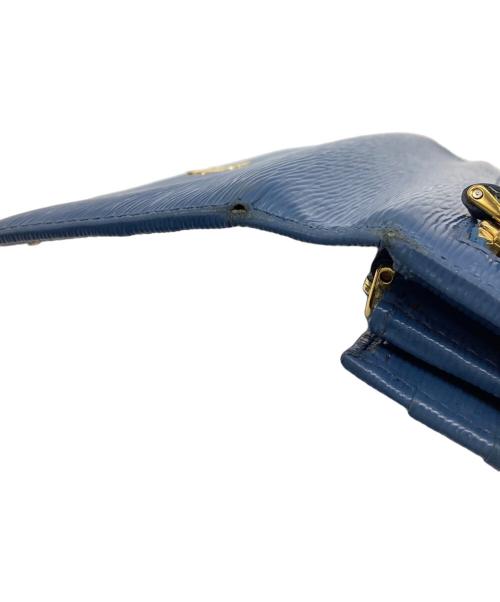 PRADA（プラダ）PRADA (プラダ) 長財布 ブルーの古着・服飾アイテム