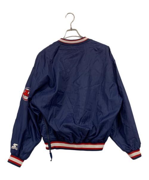 STARTER（スターター）STARTER (スターター) インディアンス　ナイロンジャケット ブルー サイズ:Mサイズの古着・服飾アイテム