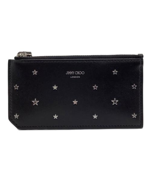 JIMMY CHOO（ジミーチュウ）JIMMY CHOO (ジミーチュウ) カードケース ブラックの古着・服飾アイテム