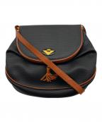 BOTTEGA VENETAボッテガベネタ）の古着「フリンジショルダーバッグ」｜ブラック