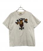 A BATHING APEア ベイシング エイプ）の古着「半袖カットソー」｜ホワイト