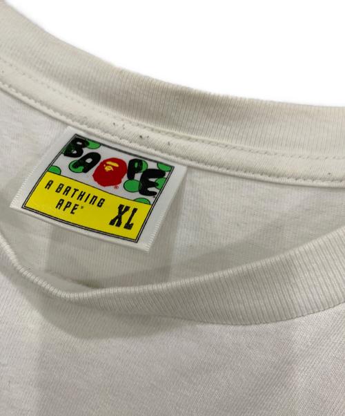 A BATHING APE（ア ベイシング エイプ）A BATHING APE (ア ベイシング エイプ) 半袖カットソー ホワイト サイズ:XLサイズの古着・服飾アイテム