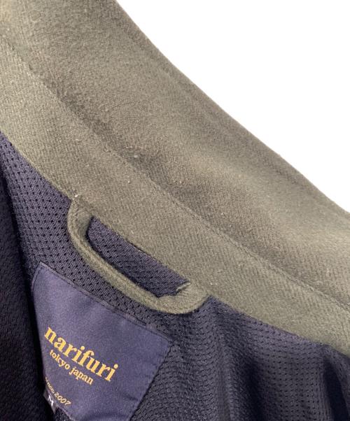 narifuri（ナリフリ）narifuri (ナリフリ) ミリタリーウォームシャツブルゾン グリーン サイズ:Mサイズの古着・服飾アイテム