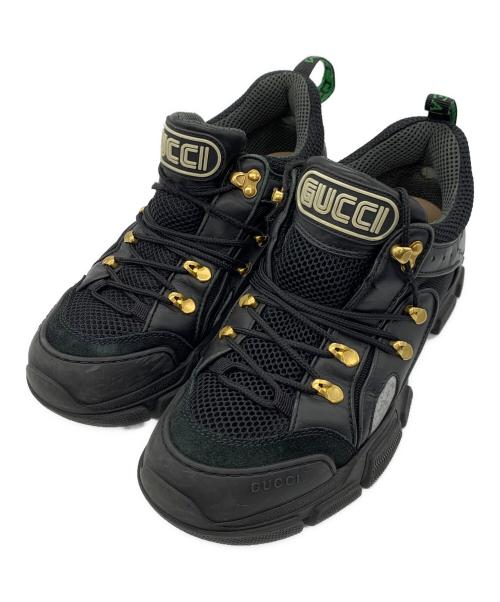GUCCI（グッチ）GUCCI (グッチ) フラッシュトレック ブラック サイズ:SIZE 7の古着・服飾アイテム