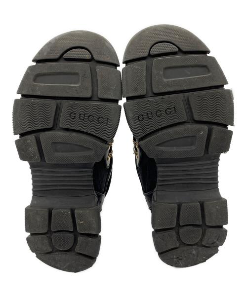 GUCCI（グッチ）GUCCI (グッチ) フラッシュトレック ブラック サイズ:SIZE 7の古着・服飾アイテム