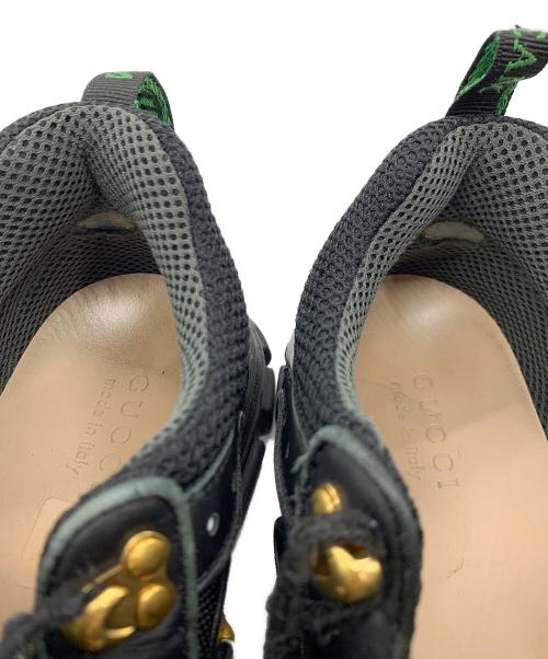 GUCCI（グッチ）GUCCI (グッチ) フラッシュトレック ブラック サイズ:SIZE 7の古着・服飾アイテム