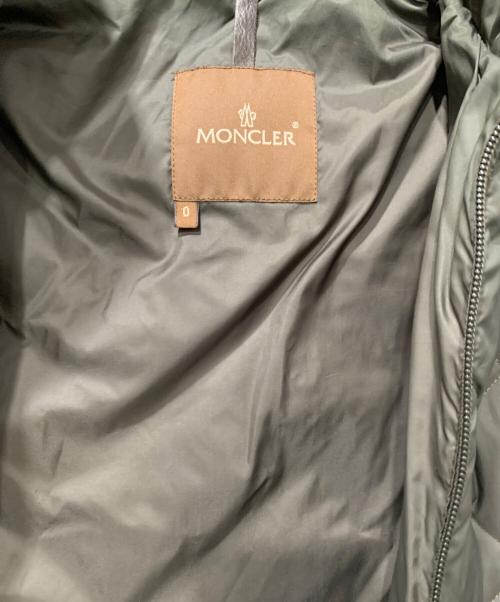 MONCLER（モンクレール）MONCLER (モンクレール) 中綿コート(フード付) オリーブ サイズ:SIZE 0の古着・服飾アイテム