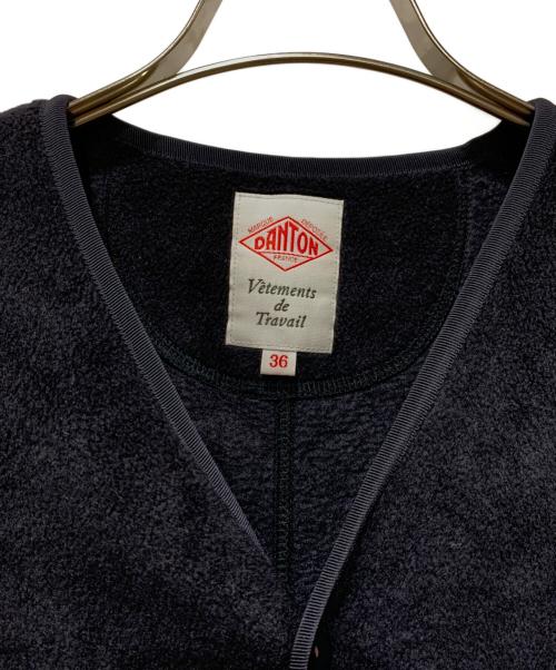 DANTON（ダントン）DANTON (ダントン) フリースカラーレスコート ネイビー サイズ:SIZE 36の古着・服飾アイテム