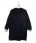 DANTON (ダントン) フリースカラーレスコート ネイビー サイズ:SIZE 36：8000円