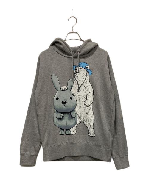 go slow caravan（ゴースローキャラバン）go slow caravan (ゴースローキャラバン) ラヴィット パーカー グレー サイズ:SIZE 3の古着・服飾アイテム