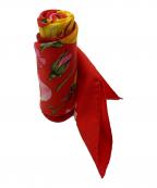 GUCCIグッチ）の古着「シルクスカーフ」｜レッド