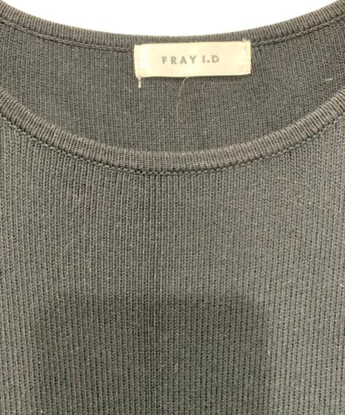 FRAY ID（フレイ アイディー）FRAY ID (フレイ アイディー) ノースリーブ・キャミソールワンピース ブラック サイズ:SIZE Freeの古着・服飾アイテム