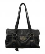 PRADAプラダ）の古着「セミショルダーバッグ」｜ブラック