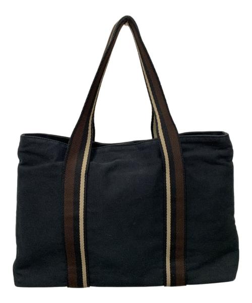 HERMES（エルメス）HERMES (エルメス) トートバッグ ブラック×ブラウンの古着・服飾アイテム