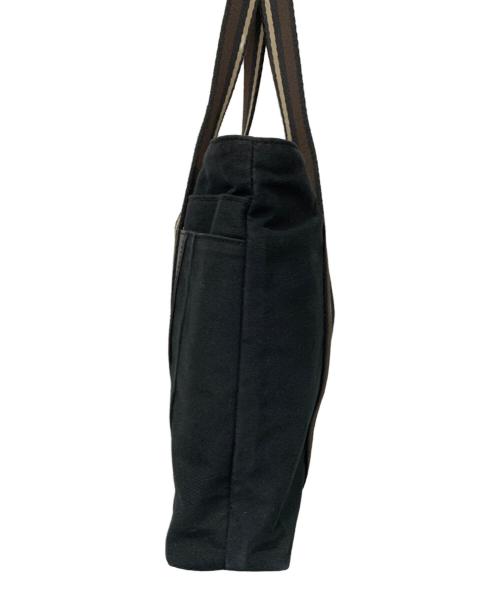 HERMES（エルメス）HERMES (エルメス) トートバッグ ブラック×ブラウンの古着・服飾アイテム