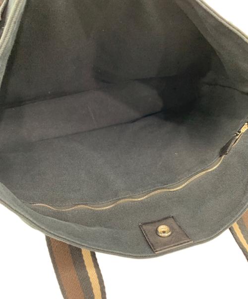 HERMES（エルメス）HERMES (エルメス) トートバッグ ブラック×ブラウンの古着・服飾アイテム