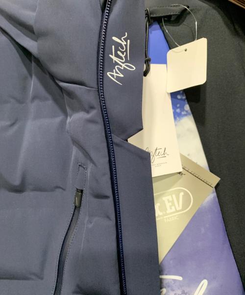 Aztech mountain（アズテック マウンテン）Aztech mountain (アズテック マウンテン) ダウンジャケット ネイビー サイズ:Mサイズの古着・服飾アイテム