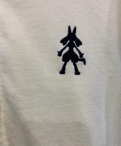 Pokemon Center（ポケモンセンター）Pokemon Center (ポケモンセンター) ルカリオ　ジップパーカー イエロー×ブルー サイズ:SIZE Mの古着・服飾アイテム