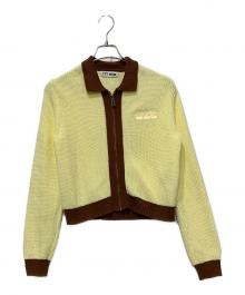 TTT MSW（ティー モダンストリートウェア）の古着「カーディガン」｜イエロー