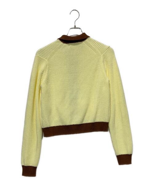 TTT MSW（ティー モダンストリートウェア）TTT MSW (ティー) カーディガン イエロー サイズ:Sサイズの古着・服飾アイテム