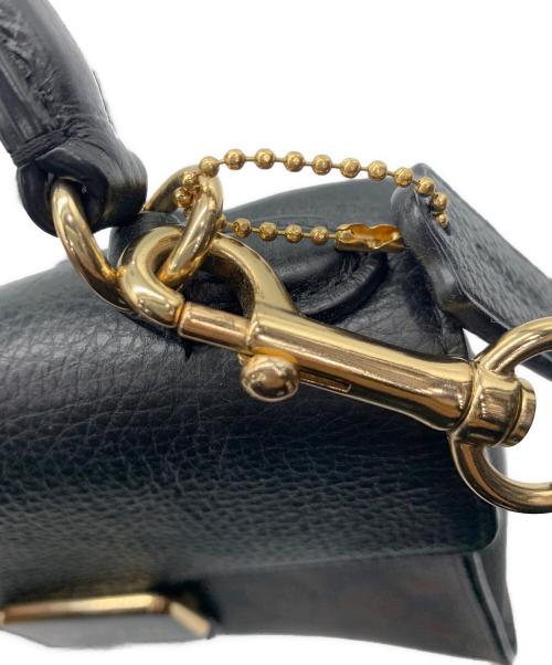 COACH（コーチ）COACH (コーチ) ペッパーサッチェル ブラウン×ブラックの古着・服飾アイテム