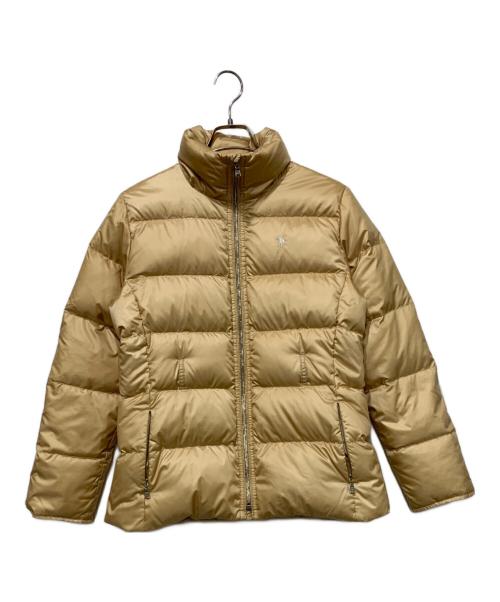 Ralph Lauren GOLF（ラルフローレン ゴルフ）Ralph Lauren GOLF (ラルフローレン ゴルフ) ダウンジャケット シャンパンゴールド サイズ:Sサイズの古着・服飾アイテム