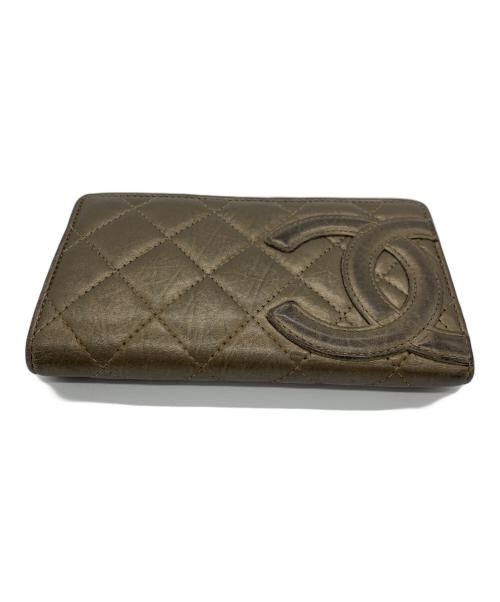 CHANEL（シャネル）CHANEL (シャネル) 2つ折り財布 ゴールドの古着・服飾アイテム