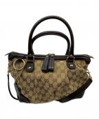 GUCCIグッチ）の古着「2WAYショルダーバッグ」｜ベージュ×ブラウン