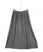 PLEATS PLEASEプリーツプリーズ）の古着「プリーツスカート」｜グレー