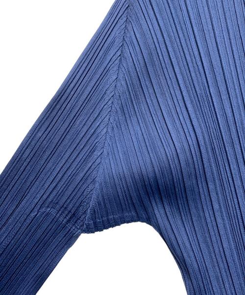 PLEATS PLEASE（プリーツプリーズ）PLEATS PLEASE (プリーツプリーズ) 長袖カットソー ネイビー サイズ:3の古着・服飾アイテム