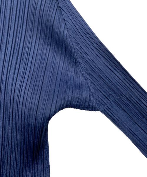 PLEATS PLEASE（プリーツプリーズ）PLEATS PLEASE (プリーツプリーズ) 長袖カットソー ネイビー サイズ:3の古着・服飾アイテム