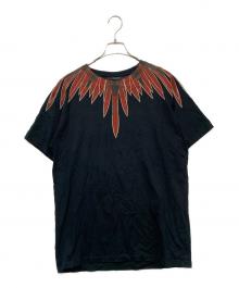 MARCELO BURLON（マルセロバーロン）の古着「半袖カットソー」｜ブラック