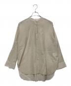 DRESSTERIORドレステリア）の古着「ボイルシアーシャツ」｜ベージュ
