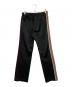 Needles (ニードルズ) NARROW TRACK PANT ブラック×パープル サイズ:S：10000円