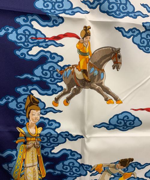 HERMES（エルメス）HERMES (エルメス) カレ90「Galop Volant」の古着・服飾アイテム