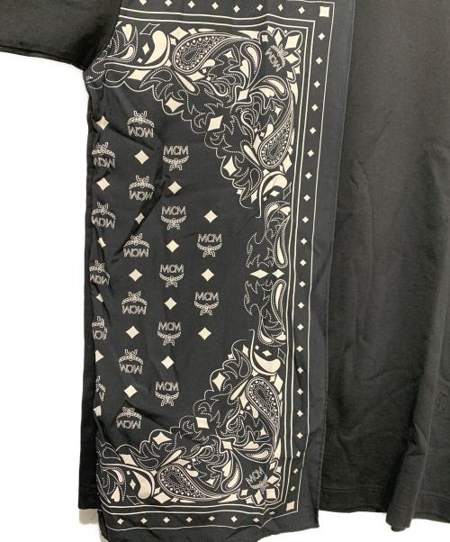 MCM（エムシーエム）MCM (エムシーエム) バンダナTシャツ ブラック サイズ:Mサイズの古着・服飾アイテム