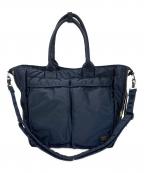 PORTERポーター）の古着「2WAYトートバッグ　タンカー」｜ネイビー