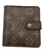 LOUIS VUITTONルイ ヴィトン）の古着「モノグラム　コンパクトジップ」｜ブラウン