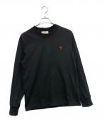 AMI Alexandre Mattiussiアミアレクサンドルマテュッシ）の古着「長袖カットソー」｜ブラック