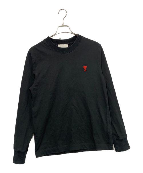 AMI Alexandre Mattiussi（アミアレクサンドルマテュッシ）AMI Alexandre Mattiussi (アミアレクサンドルマテュッシ) 長袖カットソー ブラック サイズ:Mサイズの古着・服飾アイテム