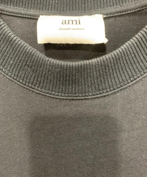 AMI Alexandre Mattiussi（アミアレクサンドルマテュッシ）AMI Alexandre Mattiussi (アミアレクサンドルマテュッシ) 長袖カットソー ブラック サイズ:Mサイズの古着・服飾アイテム