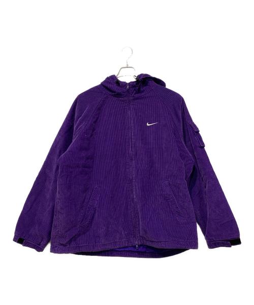 SUPREME（シュプリーム）SUPREME (シュプリーム) NIKE (ナイキ) Arc Corduroy Hooded Jacket パープル サイズ:XLサイズの古着・服飾アイテム