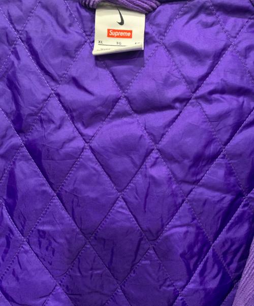 SUPREME（シュプリーム）SUPREME (シュプリーム) NIKE (ナイキ) Arc Corduroy Hooded Jacket パープル サイズ:XLサイズの古着・服飾アイテム