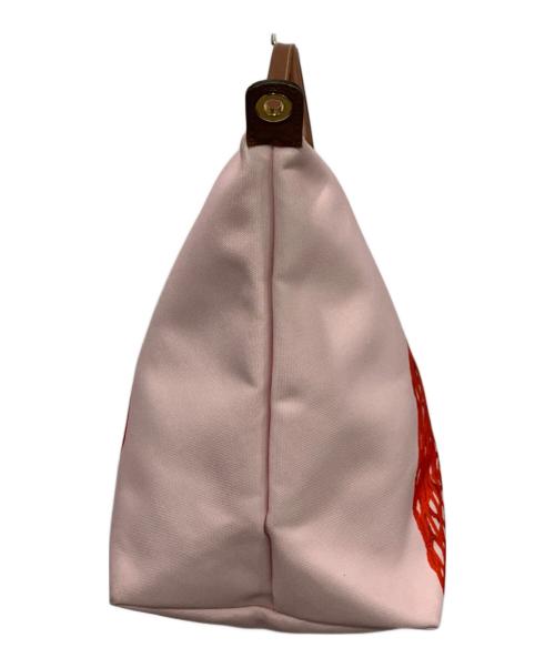 LONGCHAMP（ロンシャン）LONGCHAMP (ロンシャン) ル・プリアージュ トラベルバッグ  ピンクの古着・服飾アイテム