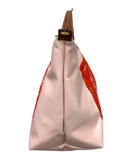 LONGCHAMP（ロンシャン）LONGCHAMP (ロンシャン) ル・プリアージュ トラベルバッグ  ピンクの古着・服飾アイテム