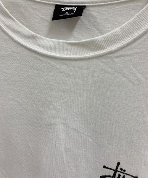 stussy（ステューシー）stussy (ステューシー) 半袖カットソー ホワイト サイズ:XLの古着・服飾アイテム